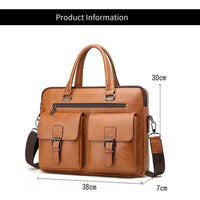 Portafolio Maletín De Negocios Bolsa De Hombro Portátil