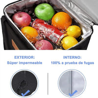 Lonchera Térmica Bolsa De Almuerzo 16l Gran Capacidad