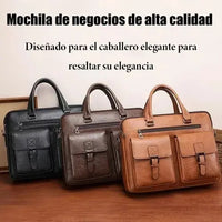 Portafolio Maletín De Negocios Bolsa De Hombro Portátil