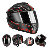 Casco Para Motocicleta Con Visor Protector Certificación Dot