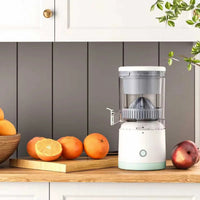 Exprimidor Jugos Eléctrico Recargable Naranjas Apto Para Frutas Y Verduras Blanco