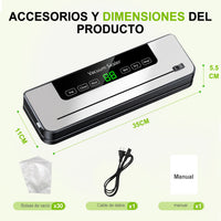 Selladora Al Vacío Diseño Compacto, Sistema De Sellado Eficiente