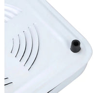 Parrilla Eléctrica Shop Inc 2 Hornallas Portátil Perillas Blanco