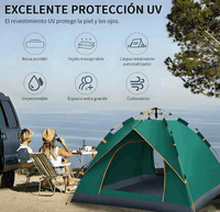 Tienda de Campaña Pop-Up Sin Armado, Opaca e Impermeable