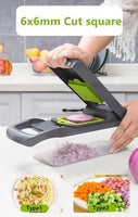 Rallador Cortador Rebanador Picador Manual De Verduras Fruta