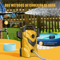 Lavadora de Alta Presión Portátil para Patio y Coches