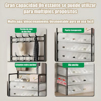 Zapatero Metálico Perchero Acero Organizador 2 En 1 Armable Negro