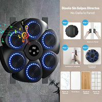 Máquina de Boxeo Musical para Instalar en Pared | Sin Taladrar