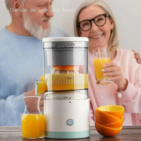 Exprimidor Jugos Eléctrico Recargable Naranjas Apto Para Frutas Y Verduras Blanco