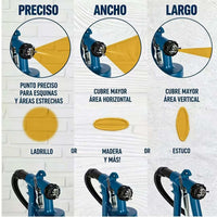 Pistola de Pintura Eléctrica Portátil 650W para Renovación y Bricolaje