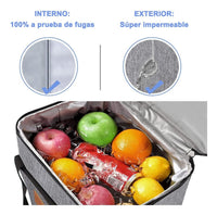 Lonchera Térmica Bolsa De Almuerzo 16l Gran Capacidad