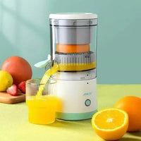 Exprimidor Jugos Eléctrico Recargable Naranjas Apto Para Frutas Y Verduras Blanco