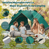 Tienda de Campaña Pop-Up Sin Armado, Opaca e Impermeable