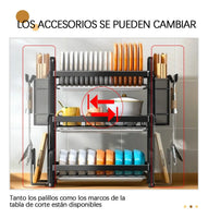 Escurridor De Cubierto 3 Niveles Con Soporte Cuchillo Audyde