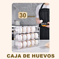 Organizador De Cocina Soporte Para Huevos De Almacenamiento