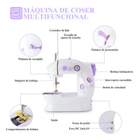 Mini Eléctricas Máquina De Coser Portatil El Hogar