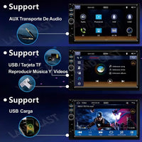 Autoestéreo 7 Pulgadas Estéreo Mirror Link Pantalla Táctil