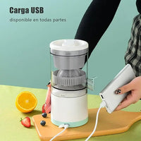 Exprimidor Jugos Eléctrico Recargable Naranjas Apto Para Frutas Y Verduras Blanco