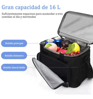 Lonchera Térmica Bolsa De Almuerzo 16l Gran Capacidad