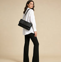 Bolso cruzado de gran capacidad para mujer, bolso de hombro, bolso informal - Estilo urbano y moderno